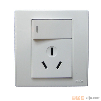 雷士16A三孔插座(帶開關)K1B167產品價格_圖片_報價_新浪家居網