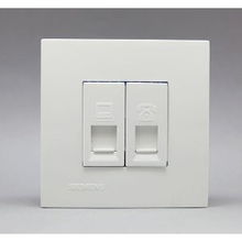 西門子靈致系列二位電腦電話插座（雅白）評測 功能與顏值的平衡之作