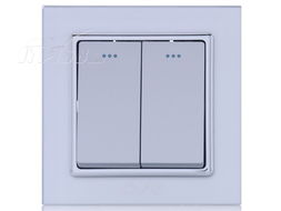 LVC 6612AY 二位大蹺板雙控開(kāi)關(guān) 現(xiàn)代家居綜合布線的優(yōu)雅之選